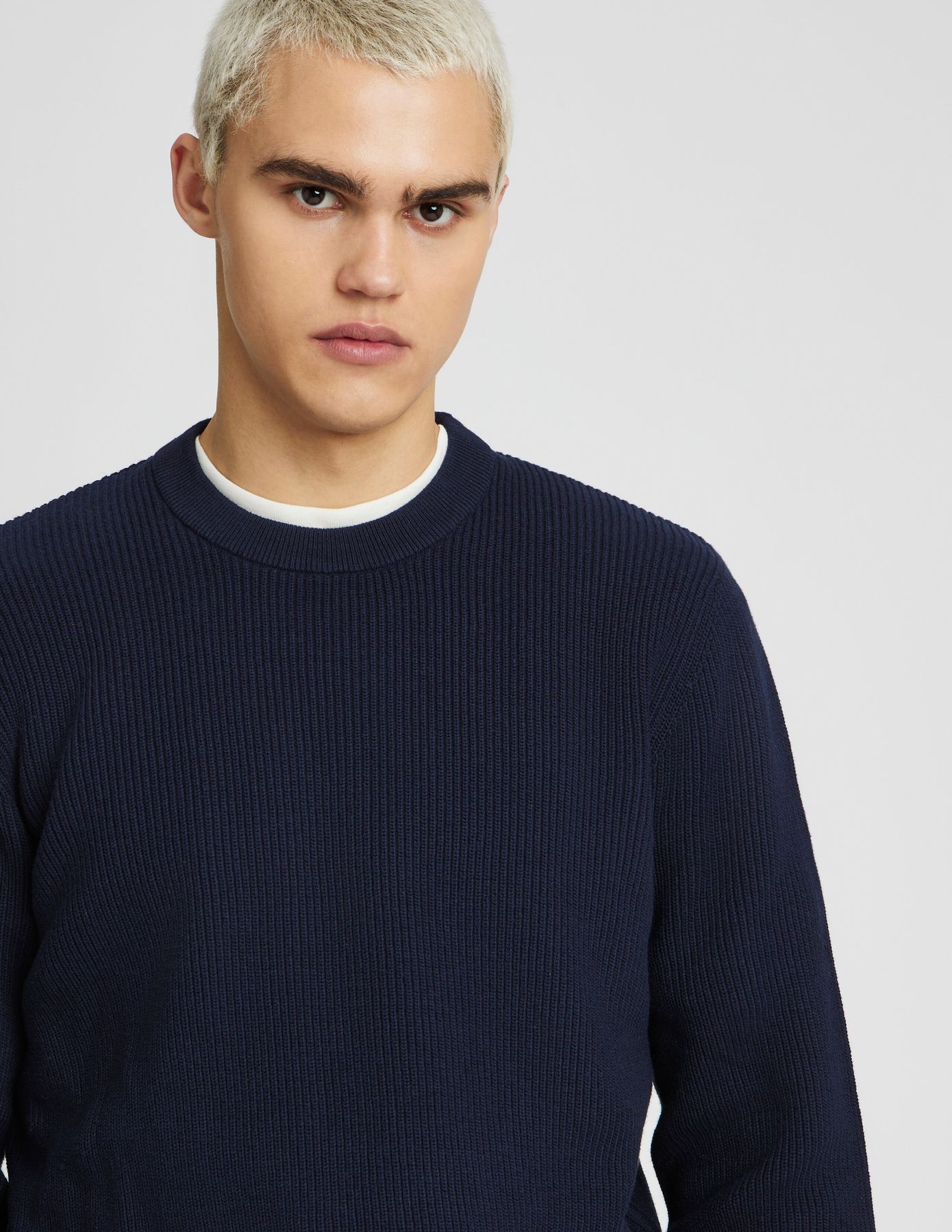 Pull col rond uni
