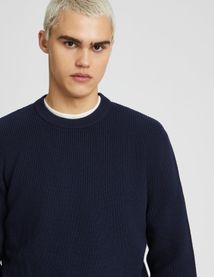 Pull col rond uni