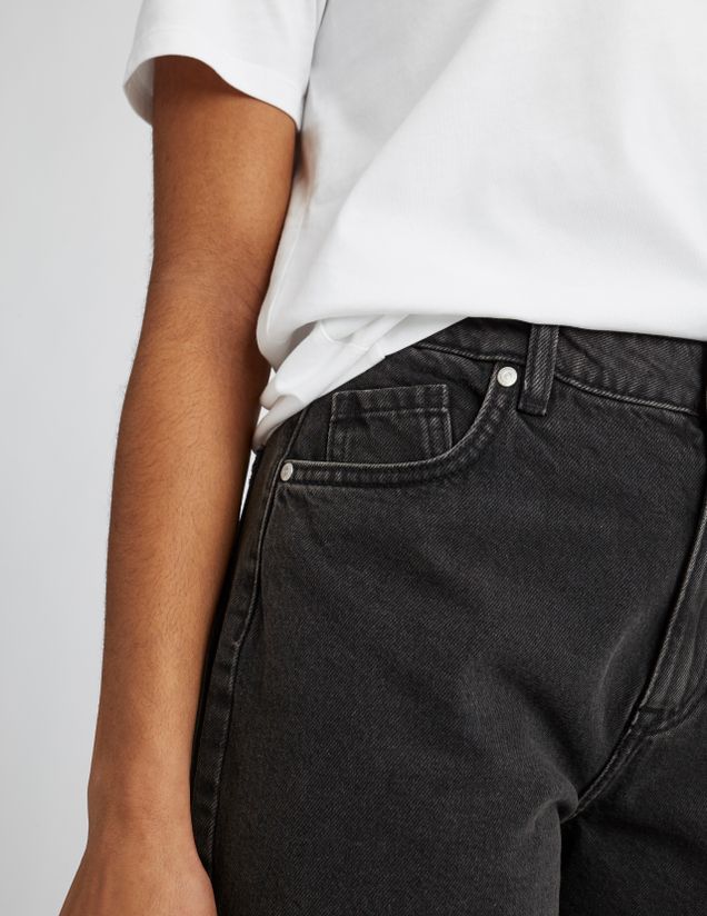 Short en jean mom fit