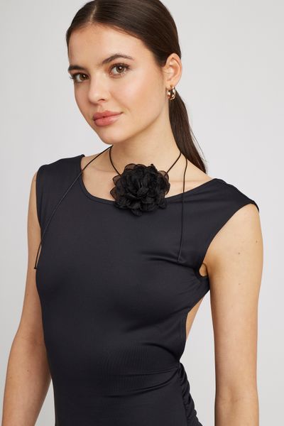 Robe longue dos nu