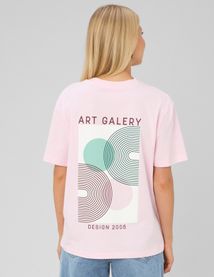 T-shirt imprim&eacute; devant / dos