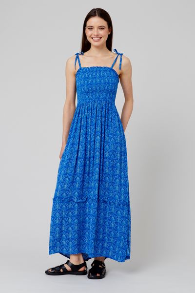 Robe longue imprimée