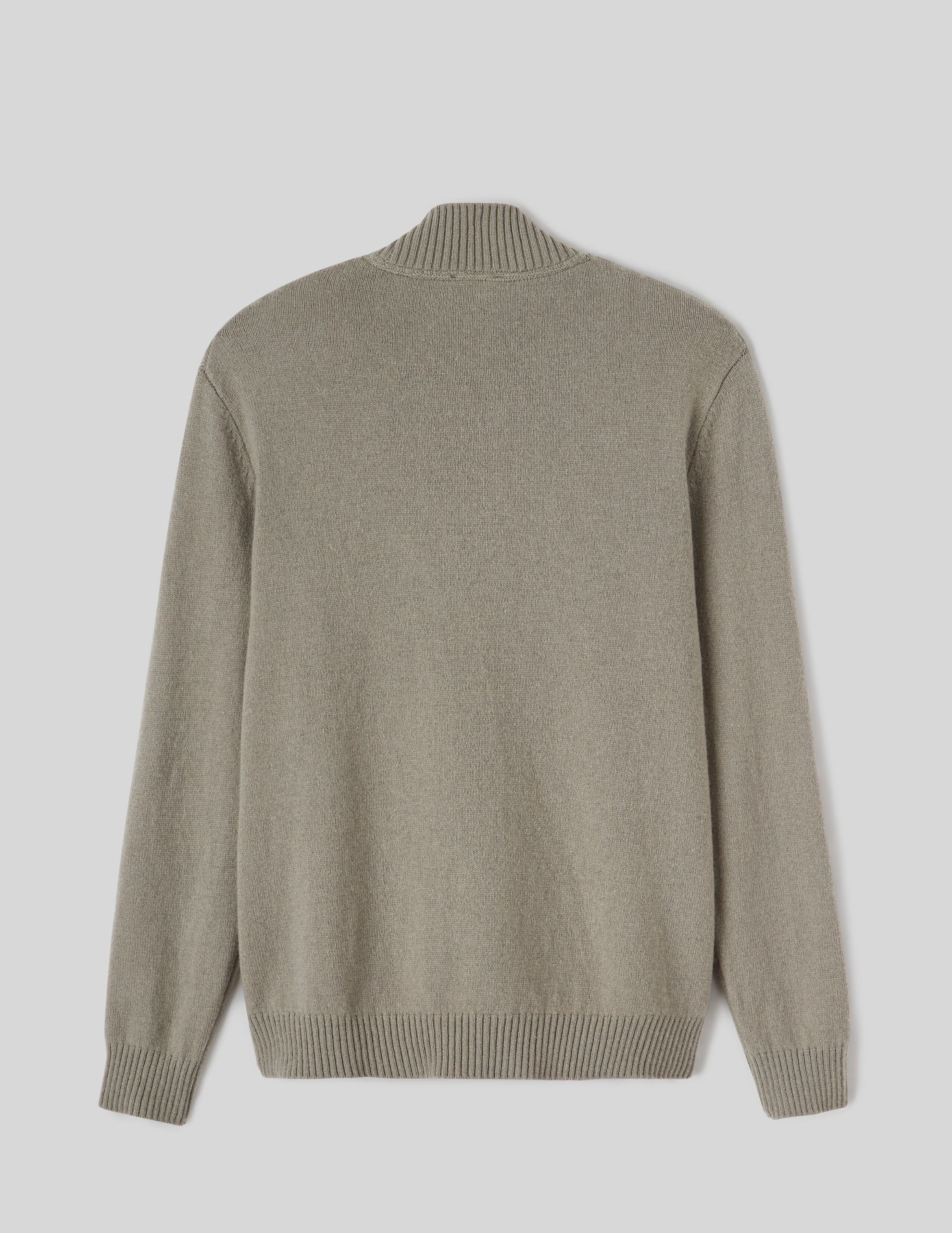 Pull col montant laine
