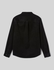 Chemise en velours c&ocirc;tel&eacute;