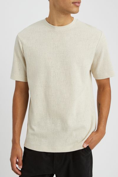 T-shirt maille textur&eacute;e