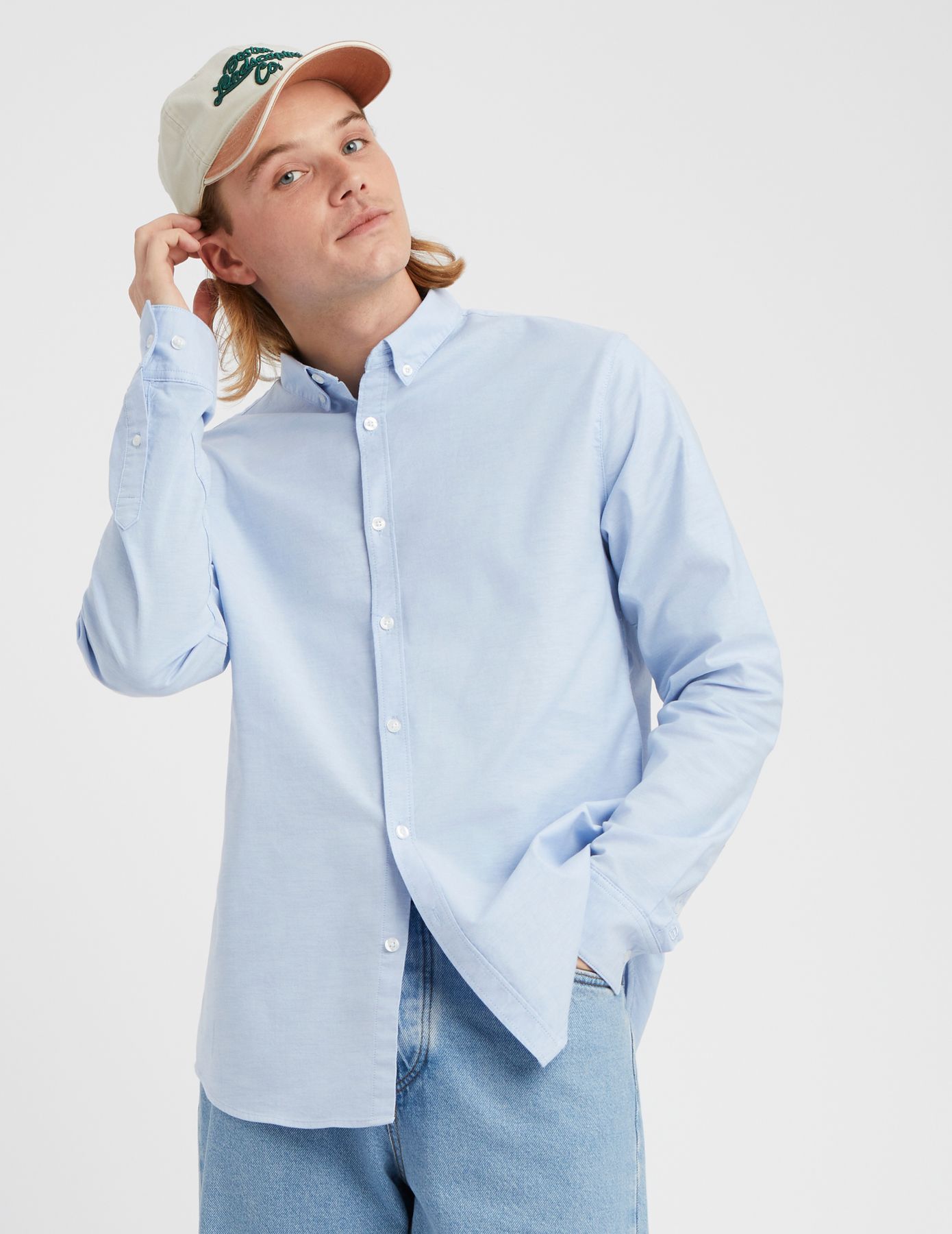 Chemise unie ajustée