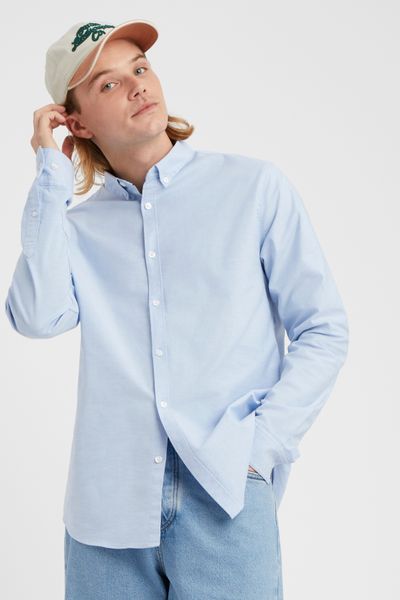 Chemise unie ajustée