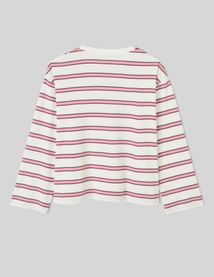 T-shirt ray&eacute; manches &eacute;vas&eacute;es