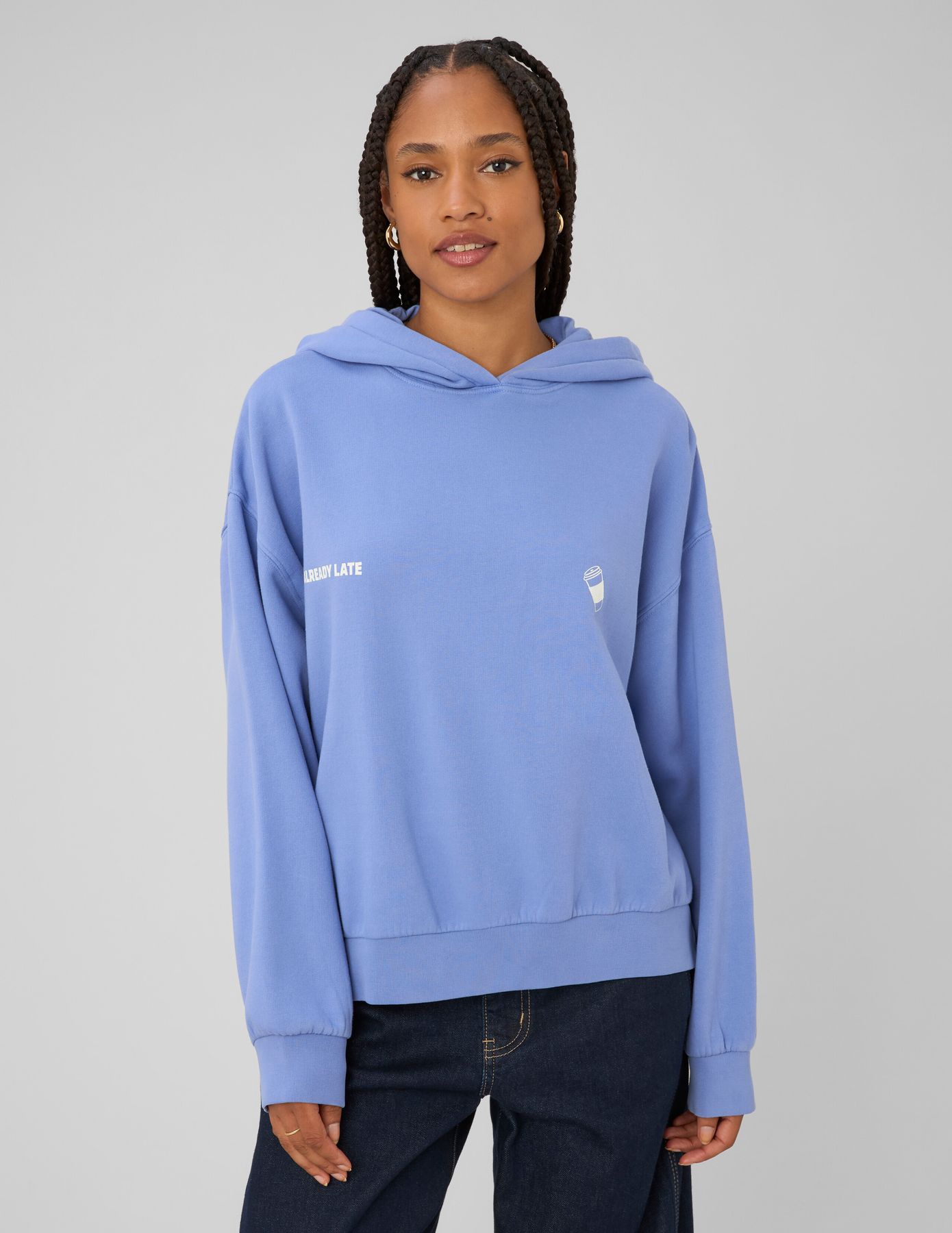 Sweat &agrave; capuche imprim&eacute;