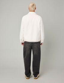 Veste boutonnée en twill