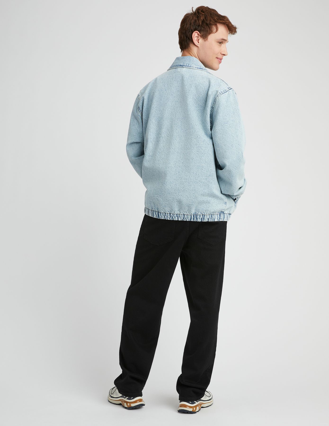 Veste zippée en jean