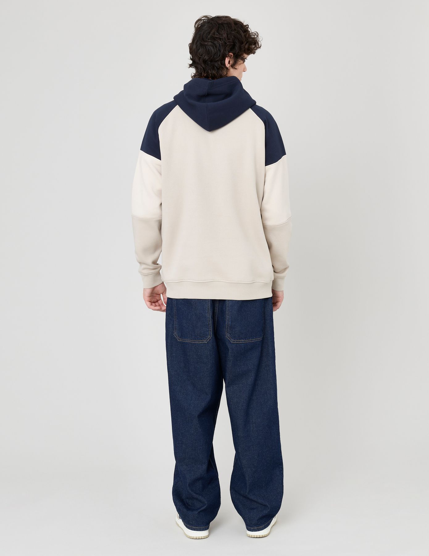 Sweat colorblock à capuche