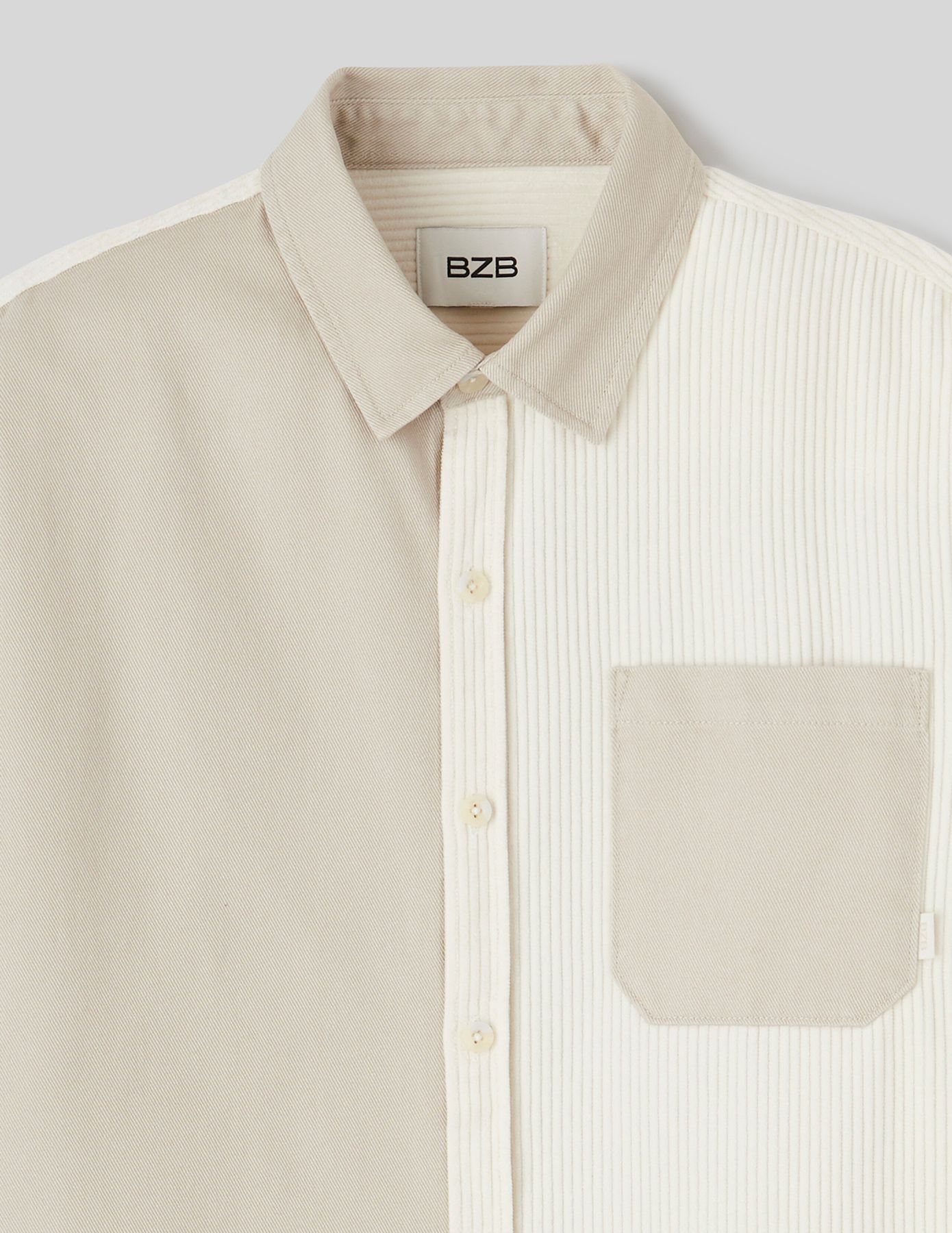 Surchemise unie patch