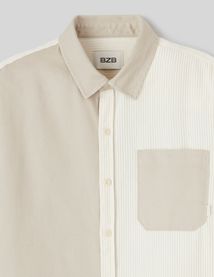 Surchemise unie patch