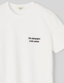 T-shirt manches courtes brod&eacute;
