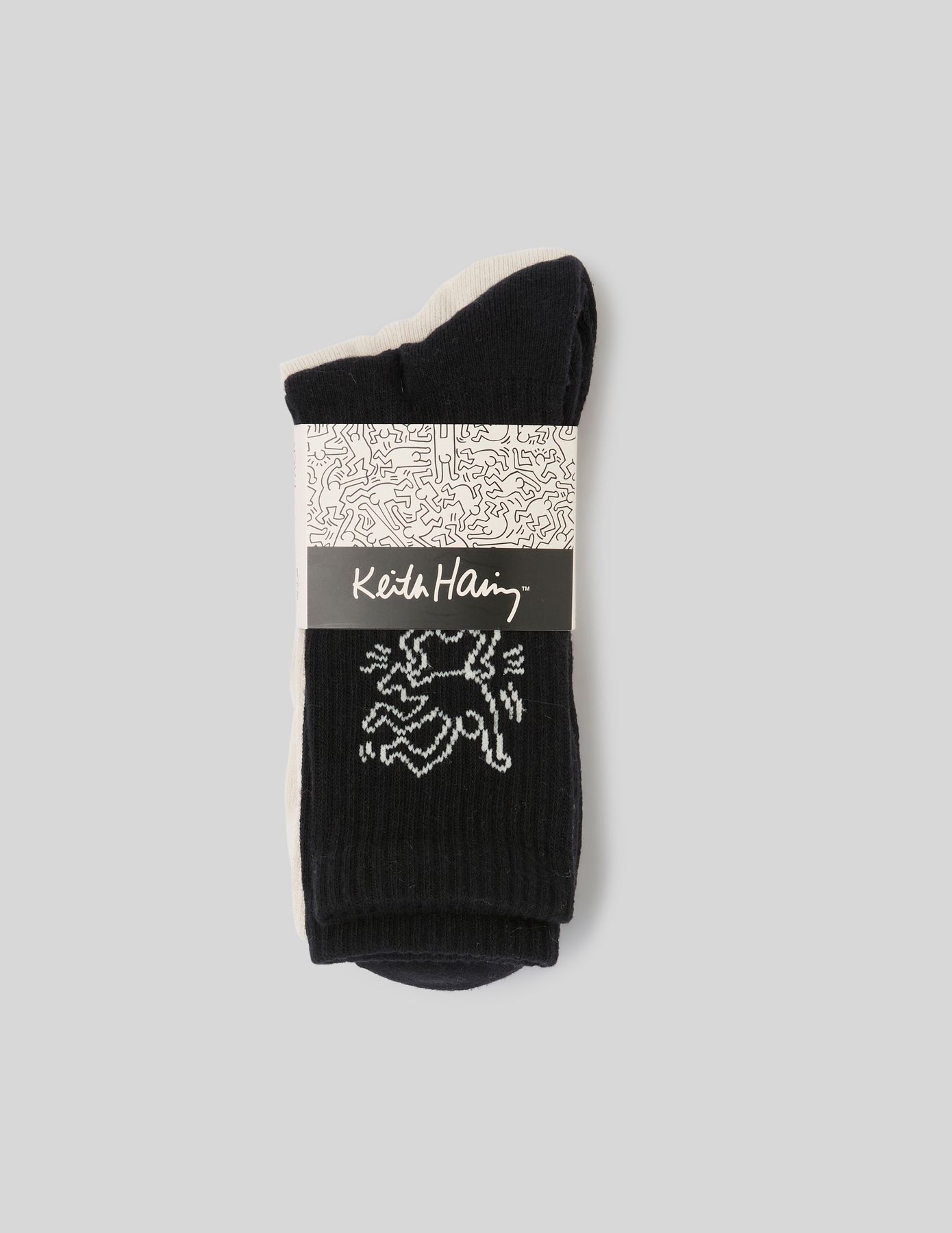 Lot de  2 chaussettes Keith Harring