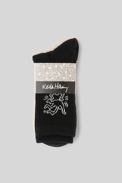 Lot de  2 chaussettes Keith Harring