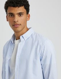 Chemise rayée ajustée
