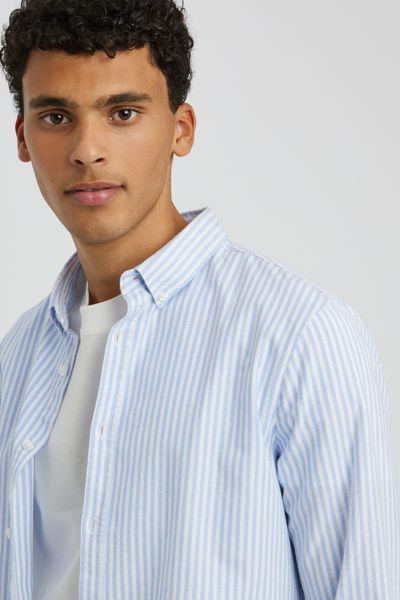 Chemise rayée ajustée