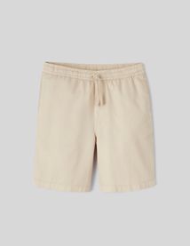 Bermuda unie en mati&egrave;re gaufr&eacute;