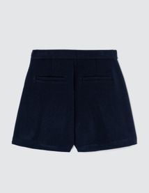 Short à boutons fantaisie en polyester recyclé