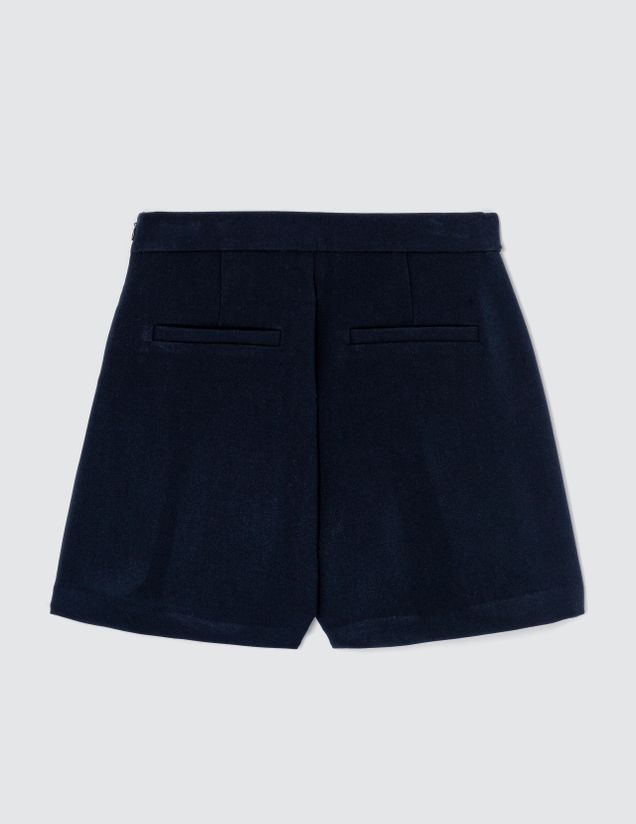Short à boutons fantaisie en polyester recyclé