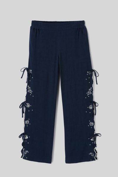 Pantalon broderie