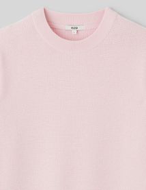 Pull matière fantaisie