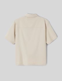Chemise zipp&eacute;e manches courtes