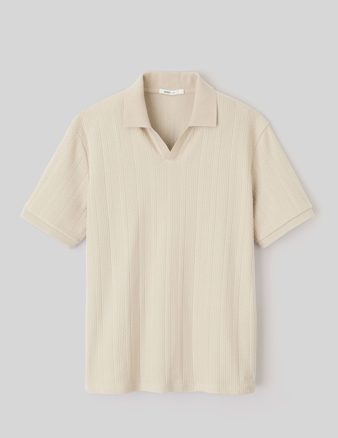 Polo maille fantaisie