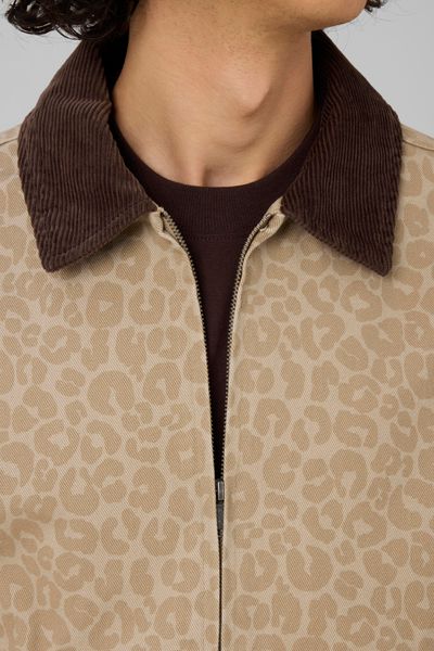 Veste zipp&eacute;e imprim&eacute;e