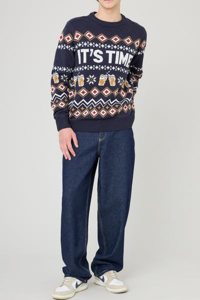 Pull jacquard No&euml;l