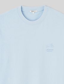 T-shirt broderie poitrine