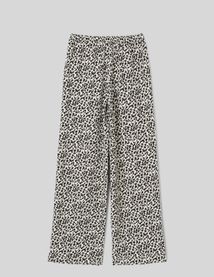 Pantalon fluide droit imprimé