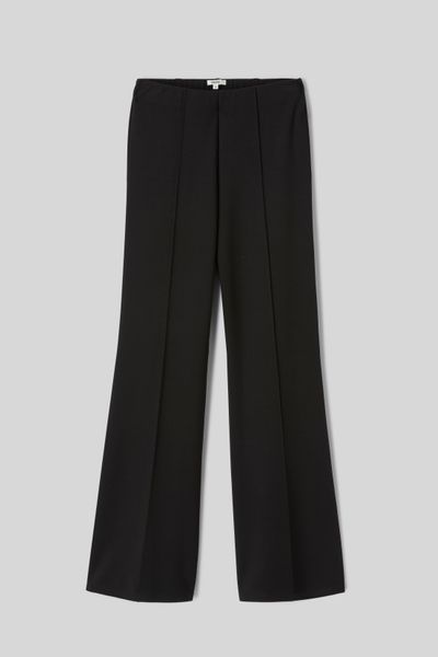 Pantalon flare en maille