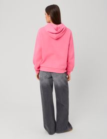 Sweat col capuche broderie poitrine