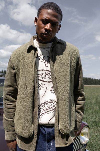 Blouson sans manches sherpa