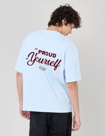 T-shirt imprim&eacute; devant/dos