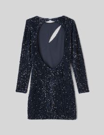 Robe courte sequins