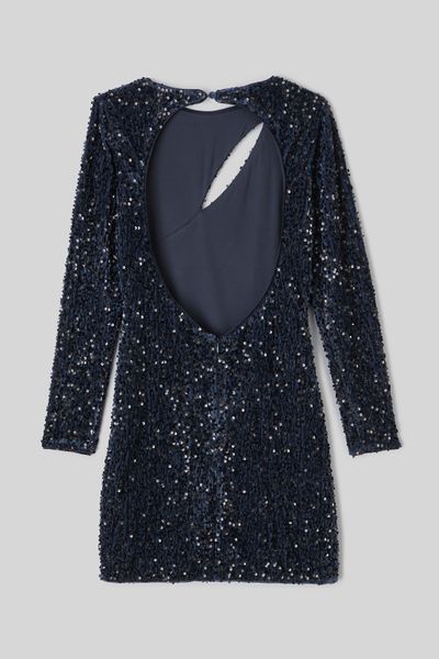 Robe courte sequins