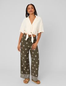 Pantalon brod&eacute;