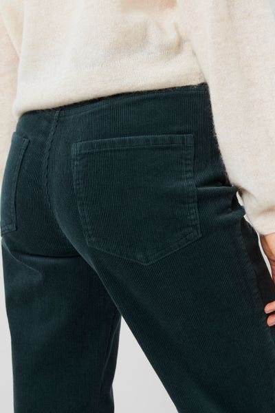 Pantalon straight velours