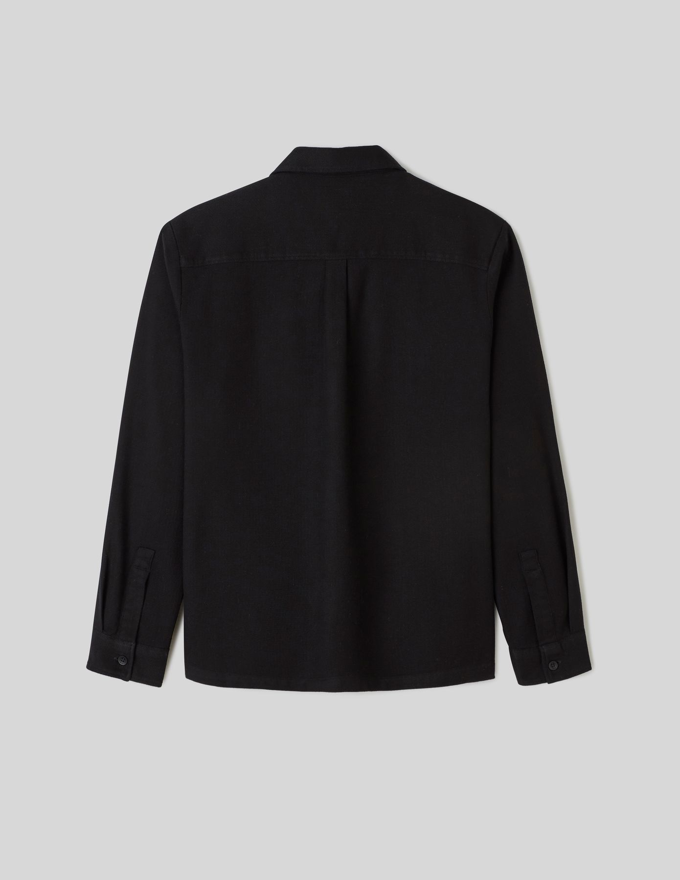Surchemise unie en jacquard tricot
