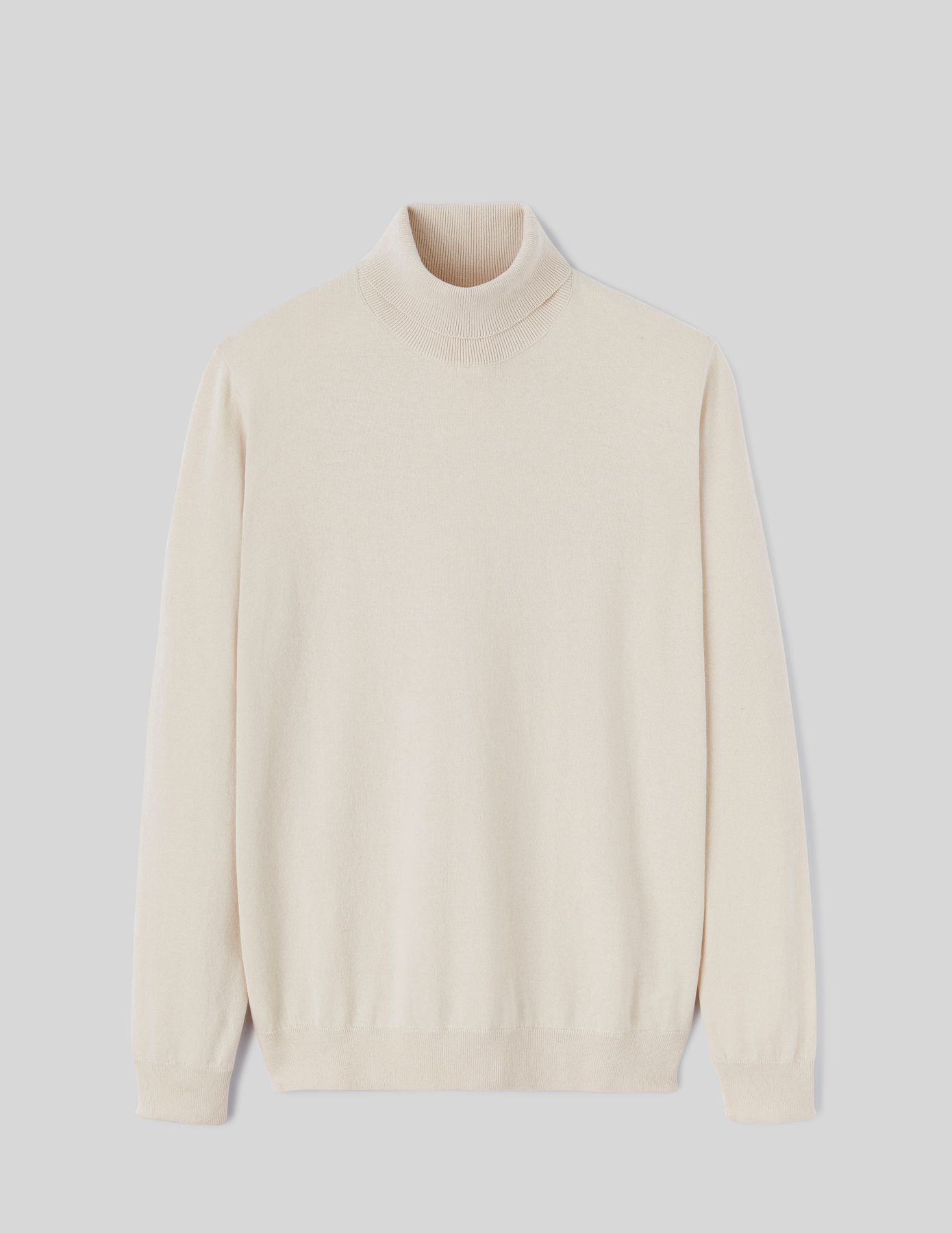 Pull col roulé