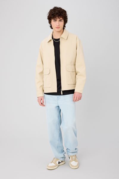 Veste zipp&eacute;e col velours