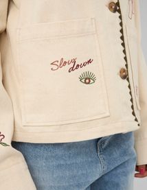 Veste brod&eacute;e