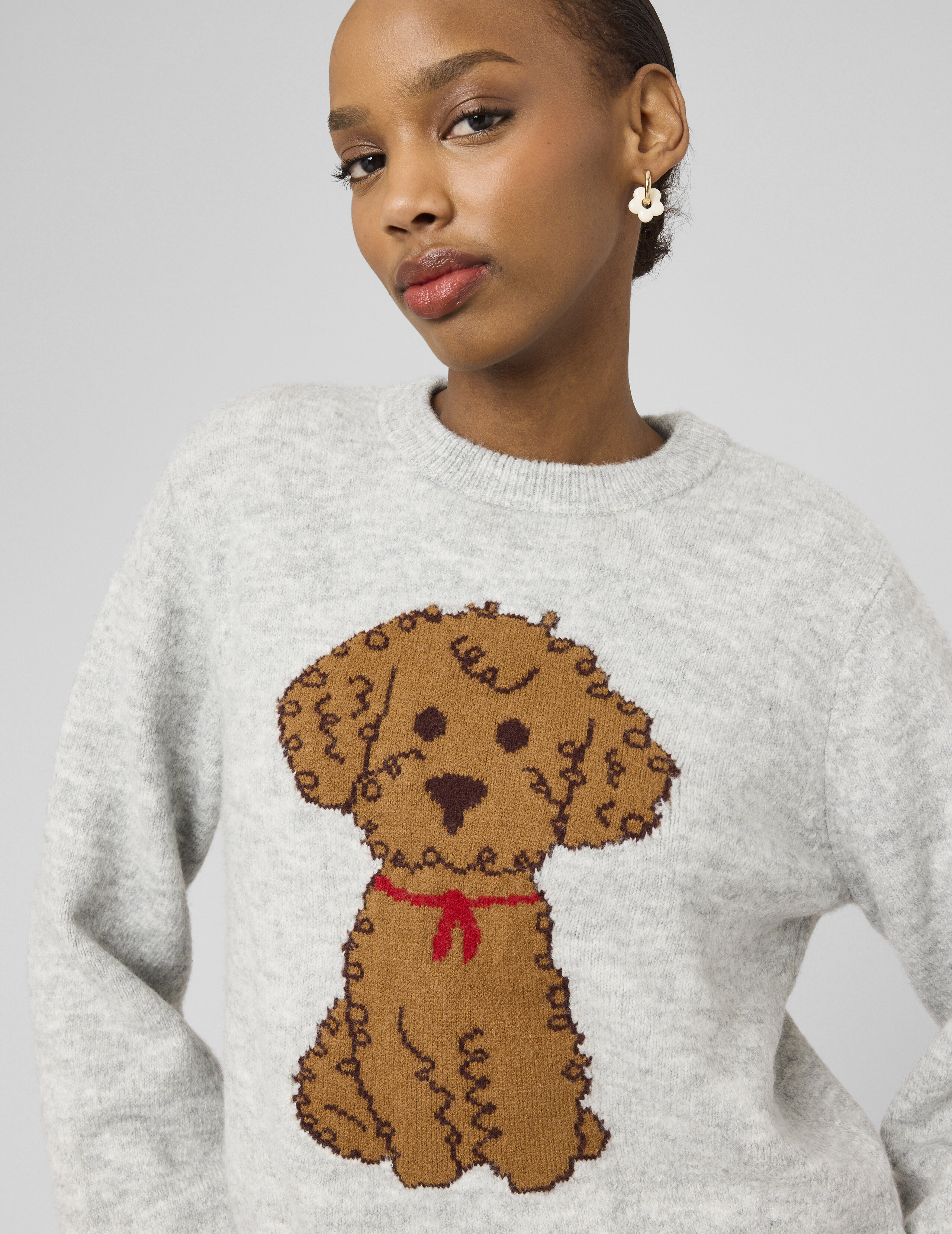 Pull motif chien
