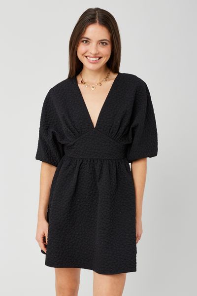 Robe courte jacquard