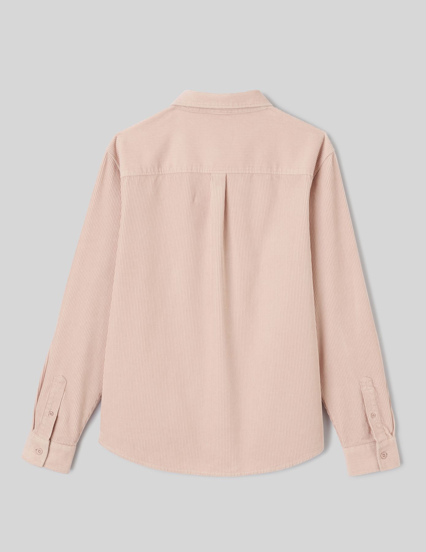 Chemise en velours c&ocirc;tel&eacute;