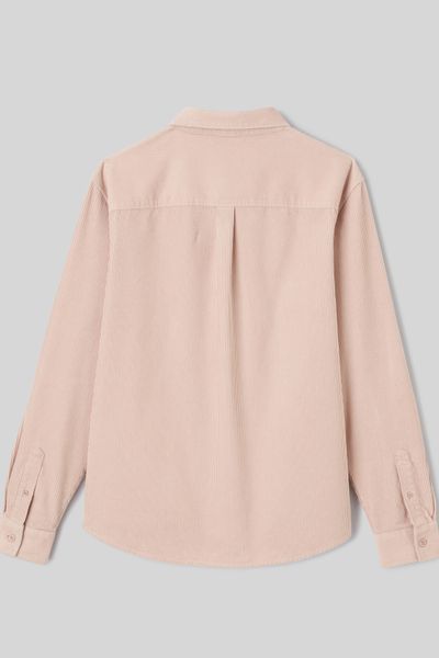Chemise en velours c&ocirc;tel&eacute;